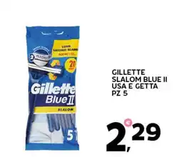 Extra Supermercati Gillette slalom blue ii usa e getta offerta