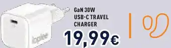 Unieuro IOPLEE Gan 30w usb-c travel charger offerta