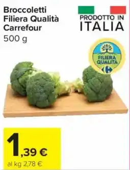 Carrefour Express Broccoletti Filiera Qualità Carrefour offerta