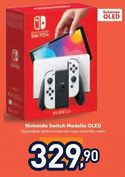 Unieuro Nintendo switch modello oled offerta