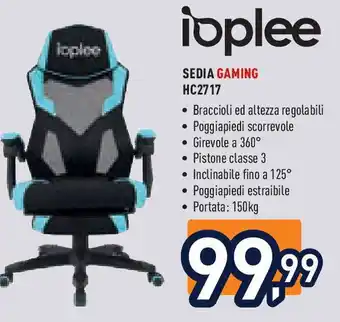 Unieuro IOPLEE Sedia gaming HC2717 offerta