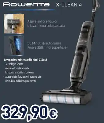 Unieuro ROWENTA X-clean 4 offerta