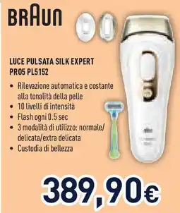 Unieuro PHILIPS Luce pulsata silk expert pro5 pl5152 offerta