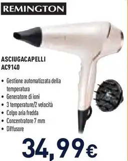 Unieuro REMINGTON Asciugacapelli ac9140 offerta