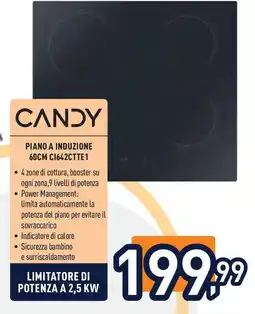 Unieuro CANDY Piano a induzione 60cm c1642ctte1 offerta