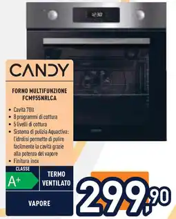 Unieuro CANDY Forno multifunzione fcm955nrlca offerta