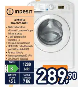 Unieuro INDESIT Lavatrice bwa71295xwvit offerta