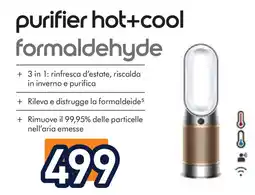 Unieuro DYSON Purifier hot+cool formaldehyde offerta