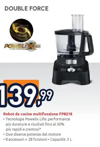 Unieuro MOULINEX Robot da cucina multifunzione fp8218 offerta