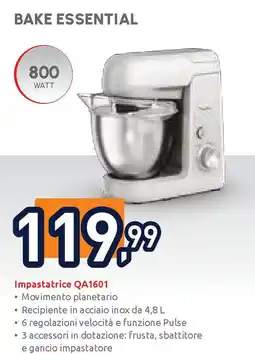 Unieuro MOULINEX Impastatrice qa1601 offerta