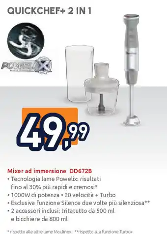 Unieuro MOULINEX Mixer ad immersione dd672b offerta