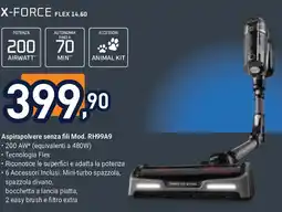 Unieuro ROWENTA X-force flex 14.60 aspirapolvere senza fili mod. rh99a9 offerta