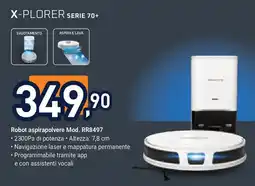 Unieuro ROWENTA X-plorer serie 70+ robot aspirapolvere mod. rr8497 offerta