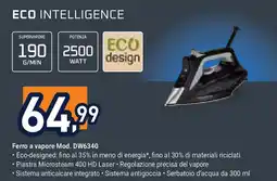 Unieuro ROWENTA Eco intelligence ferro a vapore mod. dw6340 offerta