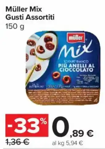 Carrefour Express Müller Mix Gusti Assortiti offerta