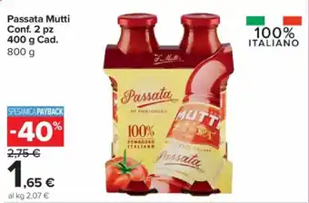 Carrefour Express Passata Mutti offerta