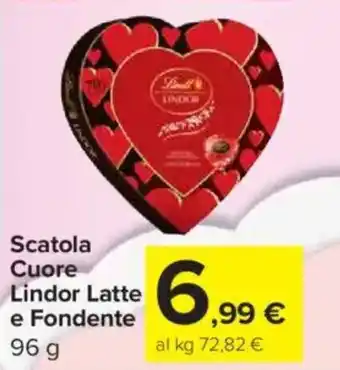 Carrefour Express Scatola Cuore Lindor Latte e Fondente offerta