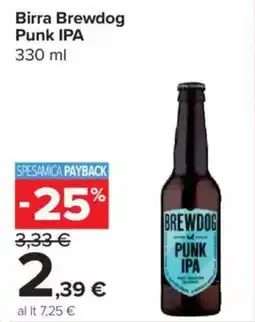 Carrefour Express Birra Brewdog Punk IPA offerta