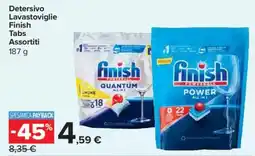 Carrefour Express Detersivo Lavastoviglie Finish Tabs Assortiti offerta