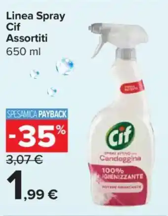 Carrefour Express Linea Spray Cif Assortiti offerta