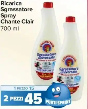 Carrefour Express Ricarica Sgrassatore Spray Chante Clair offerta