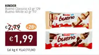 Prezzemolo e Vitale KINDER Bueno Classico offerta