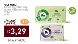 Prezzemolo e Vitale ALCE NERO Tisana Digestiva Bio offerta