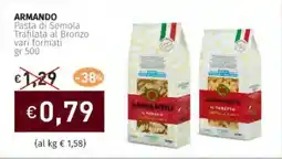 Prezzemolo e Vitale ARMANDO Pasta di Semola Trafilata al Bronzo offerta