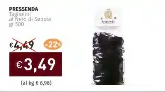 Prezzemolo e Vitale PRESSENDA Tagliolini al Nero di Seppia offerta