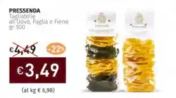 Prezzemolo e Vitale PRESSENDA Tagliatelle all'Uovo, Paglia e Fieno offerta