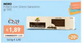 Prezzemolo e Vitale MORO Fidelin con Grano Saraceno offerta