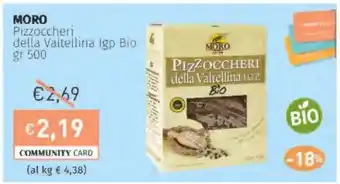 Prezzemolo e Vitale MORO Pizzoccheri della Valtellina Igp Bio offerta