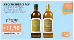 Prezzemolo e Vitale LE ECCELLENZE DI P&V Olio Extra Vergine di Oliva Italiano Filtrato, non Filtrato offerta