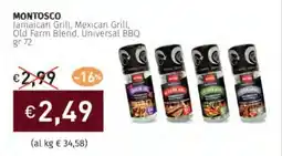 Prezzemolo e Vitale MONTOSCO Jamaican Grill, Mexican Grill, Old Farm Blend, Universal BBQ offerta