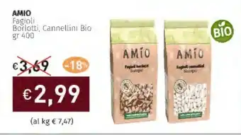 Prezzemolo e Vitale AMIO Fagioli Borlotti, Cannellini Bio offerta