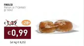 Prezzemolo e Vitale FROLSI Panini ai 7 Cereali offerta