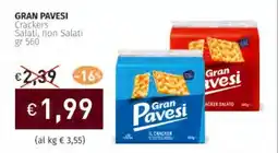 Prezzemolo e Vitale GRAN PAVESI Crackers Salati, non Salati offerta