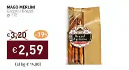 Prezzemolo e Vitale MAGO MERLINI Grissini Brezel offerta