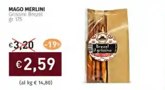 Prezzemolo e Vitale MAGO MERLINI Grissini Brezel offerta