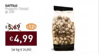 Prezzemolo e Vitale DATTILO Pistacchi Tostati offerta