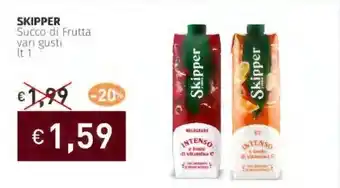 Prezzemolo e Vitale SKIPPER Succo di Frutta vari gusti offerta