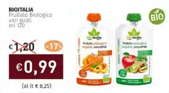 Prezzemolo e Vitale BIOITALIA Frullato Biologico vari gusti offerta