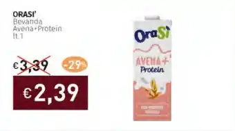 Prezzemolo e Vitale ORASI' Bevanda Avena+Protein offerta