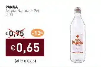 Prezzemolo e Vitale PANNA Acqua Naturale Pet offerta