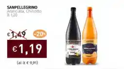 Prezzemolo e Vitale SANPELLEGRINO Aranciata, Chinotto offerta