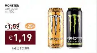 Prezzemolo e Vitale MONSTER vari gusti offerta