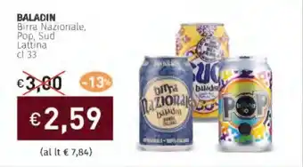 Prezzemolo e Vitale BALADIN Birra Nazionale, Pop, Sud Lattina offerta