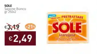 Prezzemolo e Vitale SOLE Sapone Bianco offerta