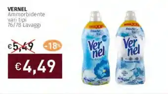 Prezzemolo e Vitale VERNEL Ammorbidente vari tipi offerta