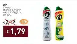 Prezzemolo e Vitale CIF Crema Bianca, Limone, con Candeggina offerta